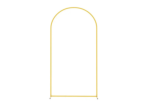 Zestaw stelaż z łukiem i białym pokrowcem -120x50 cm - 2 szt