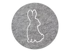 Podstawka pod talerz - Zajączek Wielkanocny - 36 cm - 1 szt.