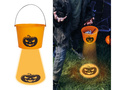 Wiaderko świetlne z dynią na Halloween - 1 szt.