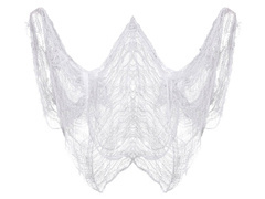 Biała siatka na Halloween - 200 x 500 cm - 1 szt.