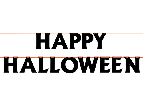 Baner Happy Halloween - 500 cm - 1 szt.
