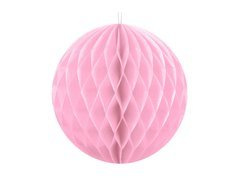 Dekoracja wisząca kula jasnoróżowa - 40 cm - 1 szt.