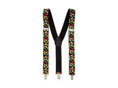 Szelki w kolorowe kropki