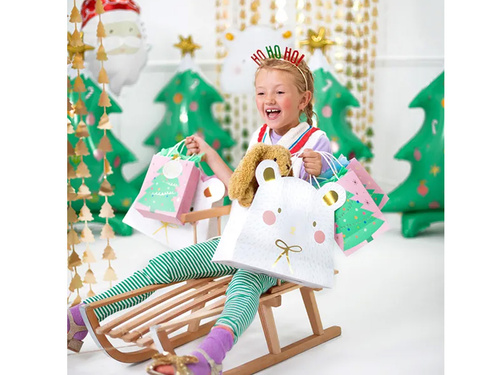 Torebka prezentowa Choinka na Boże Narodzenie - 1 szt.