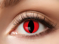 Soczewki kontaktowe Kot - czerwone - 7 dniowe