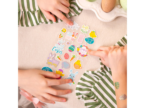 Dekoracyjne naklejki wielkanocne - 20 szt.