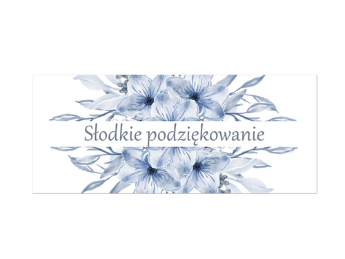 Pudełka na ciasto z kwiatami - 6 szt.