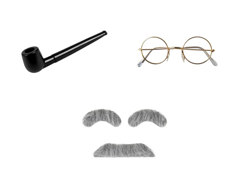 Zestaw przebranie Dziadek - 3 elementy