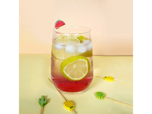 Wykałaczki do koreczków mix wzorów - 12 cm - 10 szt.