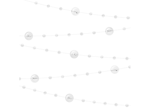 Girlanda perłowa przezroczysta - 650 cm - 1 szt.