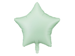 Balon foliowy gwiazda zielona - 48 cm - 1 szt.