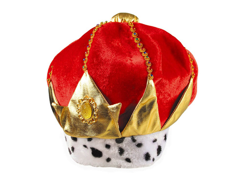 Czapka korona króla - 1 szt.