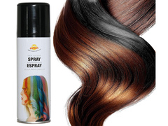 Zmywalny pastelowy spray do włosów 125 ml - czarny