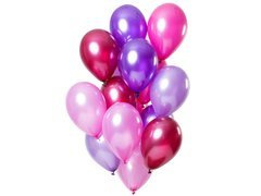 Zestaw balonów metalicznych Merry Berry - 30 cm - 15 szt.
