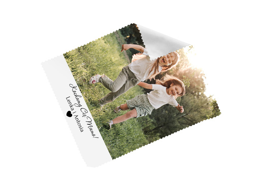 Ściereczka do okularów ze zdjęciem na dzień matki - 1 szt.