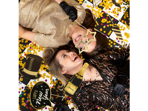 Foto rekwizyty na Sylwestra - 14 szt.