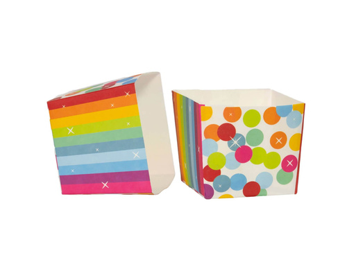 Pudełka na łakocie tęczowe - 5 szt.