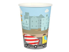 Kubeczki papierowe Budowa - 270 ml - 10 szt.