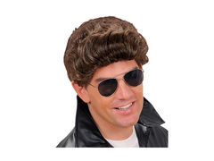Brązowa peruka Greaser