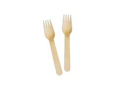 Widelce drewniane - 10 szt.