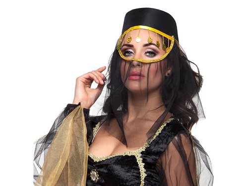 Nakrycie głowy Fatima z woalką - 1 szt.