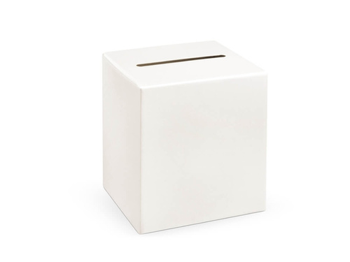 Pudełko na koperty z życzeniami, prezentami kremowe - 1 szt.