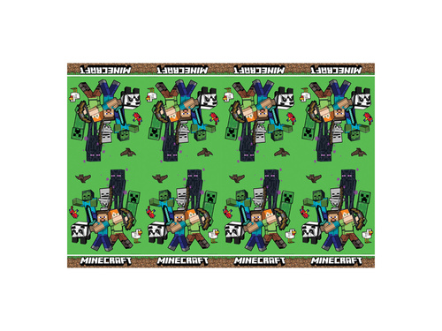 Obrus urodzinowy Minecraft - 120 x 180 cm - 1 szt.