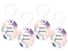 Zawieszki na wódkę weselną - 8 szt.