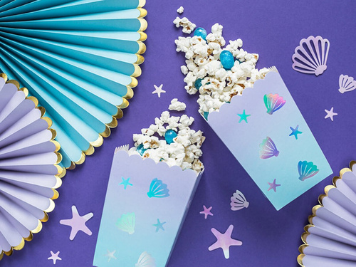 Pudełka na popcorn Podwodna Kraina - 6 szt.
