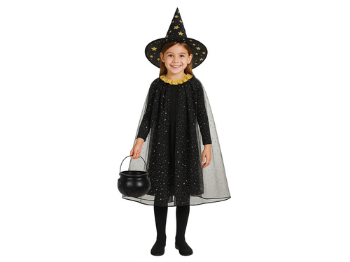 Zestaw Wiedźmy - złoto-czarny - 1 op.