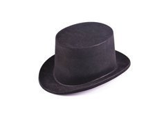 Kapelusz cylinder czarny - 1 szt.