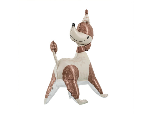 Balon foliowy stojący Pies Pudelek - 58x84 cm - 1 szt.