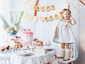 Baner urodzinowy Happy Birthday Koniki - 150 x 13 cm - 1 szt.