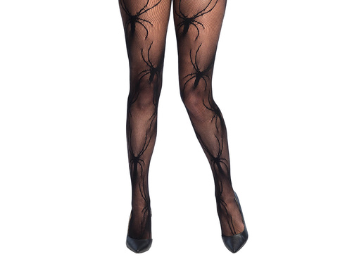 Rajstopy w pająki - 1 para