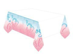 Obrus Boy or Girl? na Baby Shower - 120 x 180 cm - 1 szt.