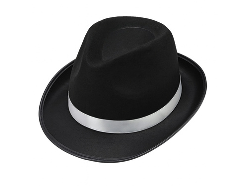 Zestaw gangstera czarny - 1 komplet.