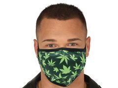 Maseczka na twarz materiałowa 3-warstwowa Konopie - 1 szt.