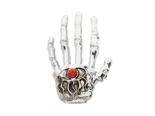 Broszka - koścista dłoń