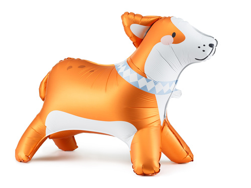 Balon foliowy stojący Corgi - 88x70 cm - 1 szt.