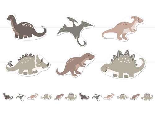 Girlanda Dinozaury - 5 m - 1 op.