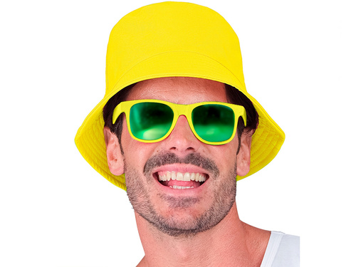 Czapka retro - żółty - 1 szt.