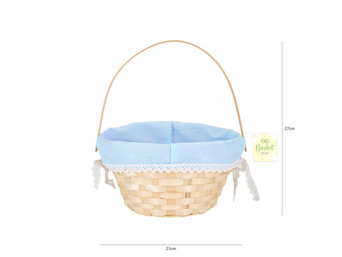 Koszyk wielkanocny Niebieski - 1 szt.