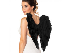 Skrzydła anioła czarne - 50 x 50 cm - 1 szt.