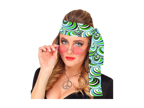 Opaska hipisowa Groovy Waves lata 70.