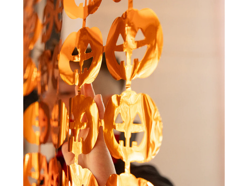 Kurtyna na Halloween - zasłona na drzwi Dynie - 100 x 200 cm