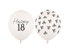 Zestaw balonów lateksowych kokardki - 30 cm - 50 szt.