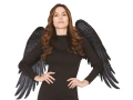 Skrzydła anioła czarne - 100 x 70 cm - 1 szt.