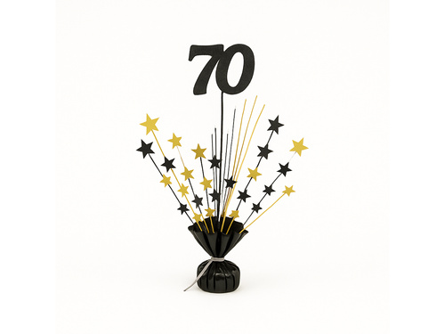 Dekoracja stołu na 70-stkę - 36 cm - 1 szt.