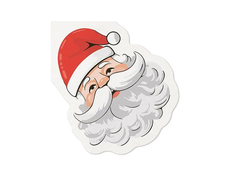 Serwetki bożonarodzeniowe Święty Mikołaj - 32 cm - 10 szt.