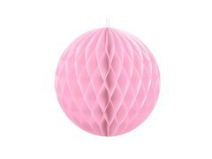 Dekoracja wisząca kula jasnoróżowa - 30 cm - 1 szt.
